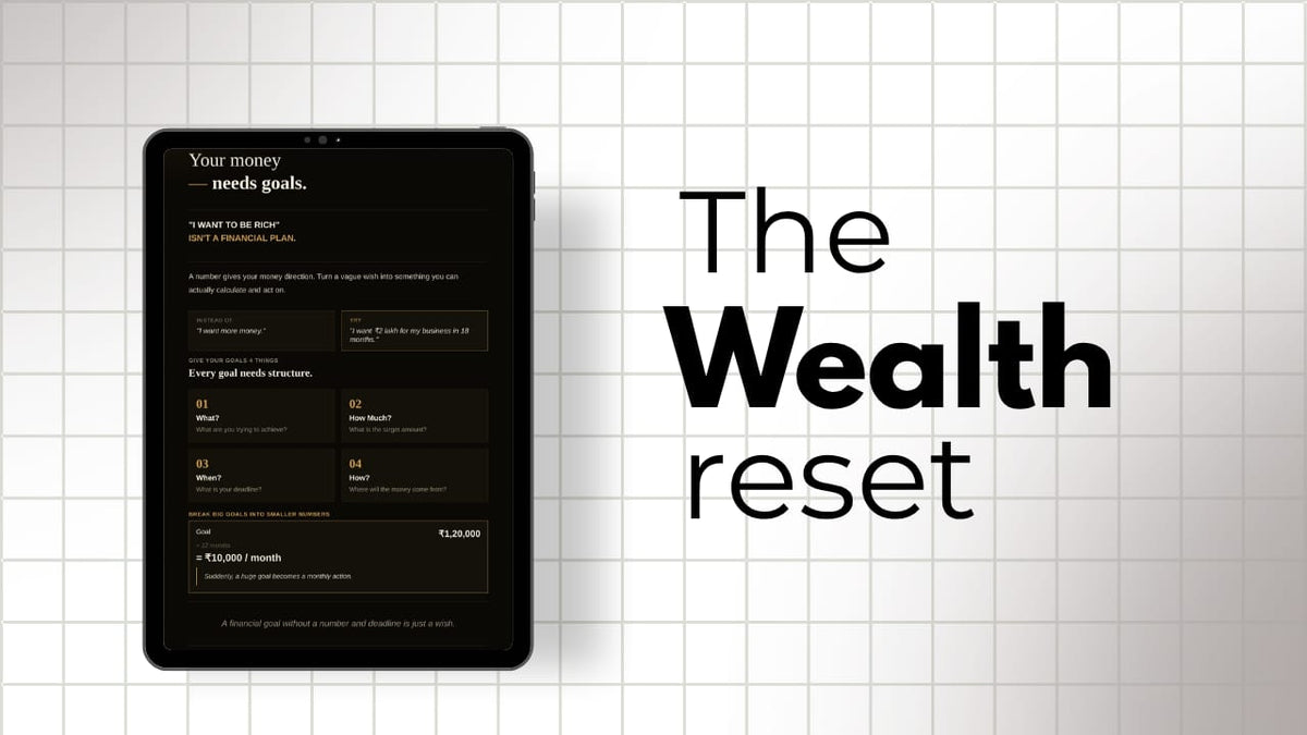 THE WEALTH RESET:How To Manage Your Salary and Start Building Wealth.